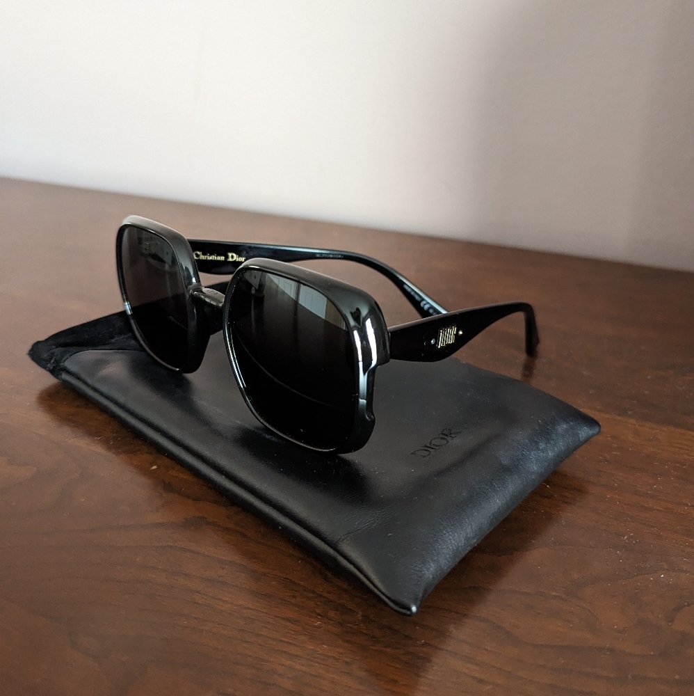 Dior Black Nuance Square Sunglasses